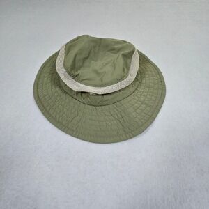 Panama Jack Olive Green Mesh Safari Sun Hat Adjustable‎ Small Medium Mens Womens